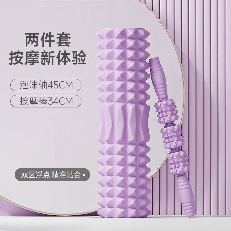 SanFan Home Massager Yoga Column Roller Muscle Relaxation Skinny Legs Spike Massager Back Roller Stretch
