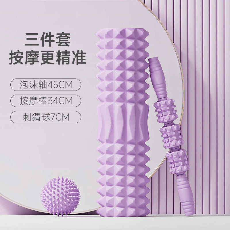 SanFan Home Massager Yoga Column Roller Muscle Relaxation Skinny Legs Spike Massager Back Roller Stretch
