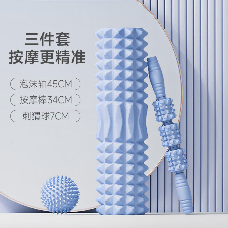 SanFan Home Massager Yoga Column Roller Muscle Relaxation Skinny Legs Spike Massager Back Roller Stretch