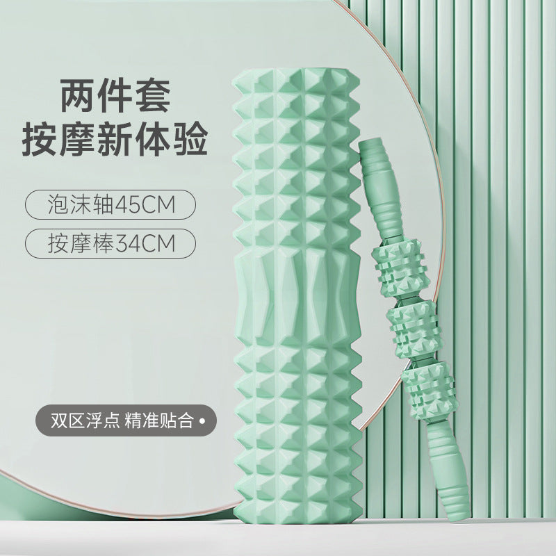 SanFan Home Massager Yoga Column Roller Muscle Relaxation Skinny Legs Spike Massager Back Roller Stretch