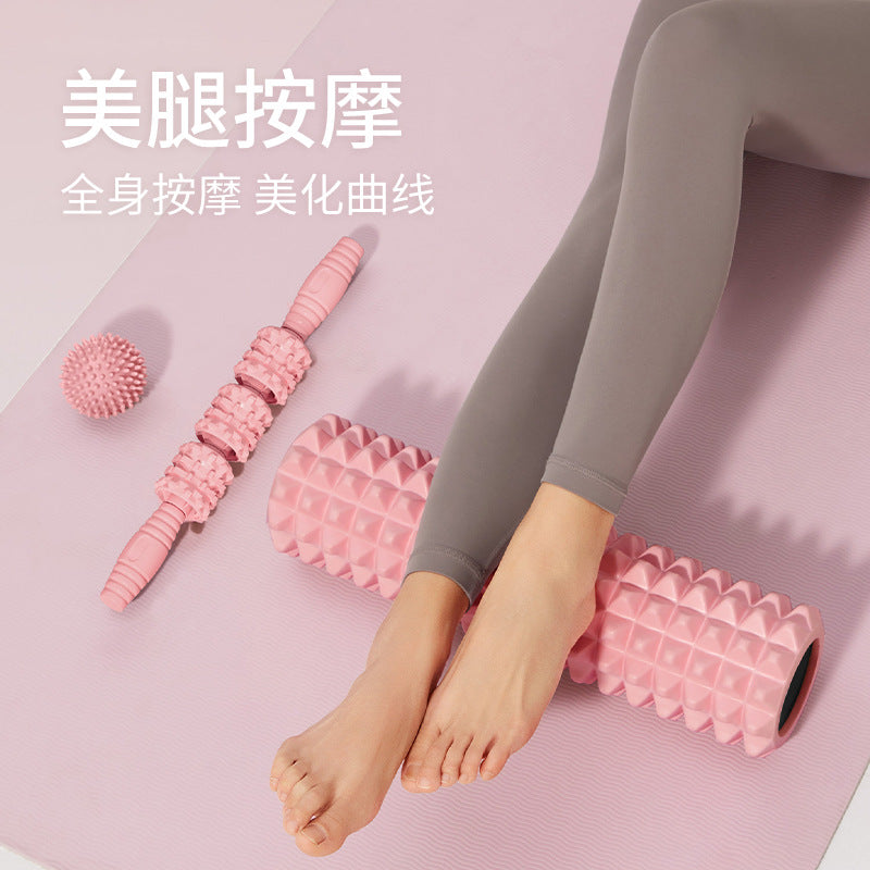 SanFan Home Massager Yoga Column Roller Muscle Relaxation Skinny Legs Spike Massager Back Roller Stretch
