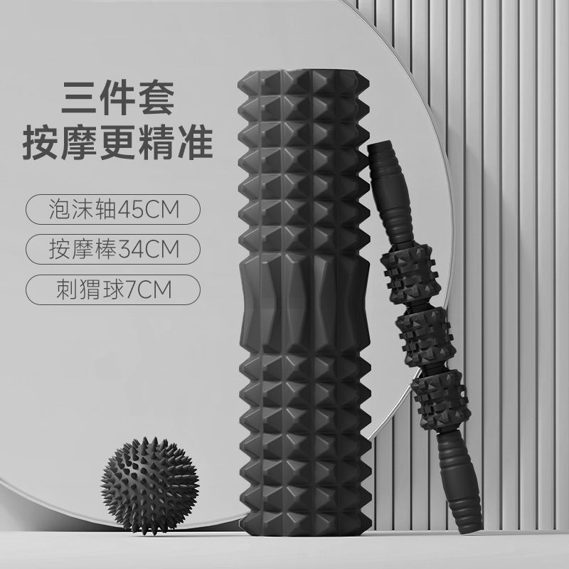 SanFan Home Massager Yoga Column Roller Muscle Relaxation Skinny Legs Spike Massager Back Roller Stretch