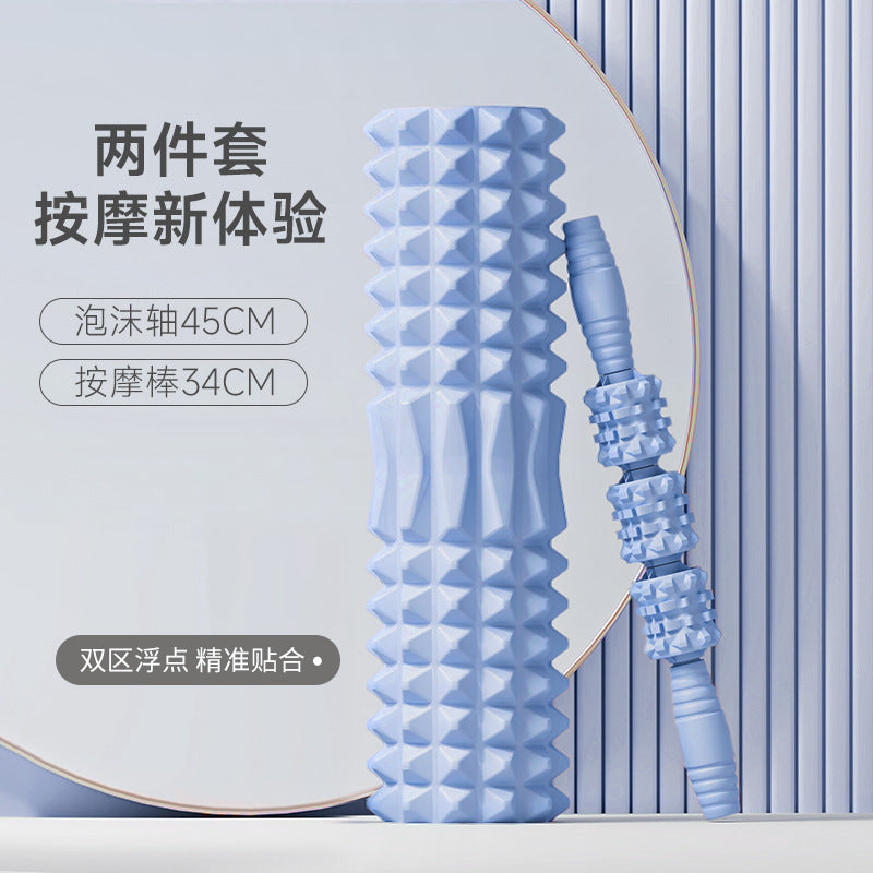 SanFan Home Massager Yoga Column Roller Muscle Relaxation Skinny Legs Spike Massager Back Roller Stretch