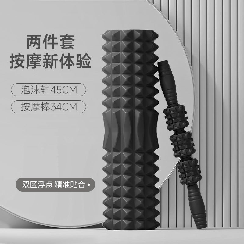 SanFan Home Massager Yoga Column Roller Muscle Relaxation Skinny Legs Spike Massager Back Roller Stretch