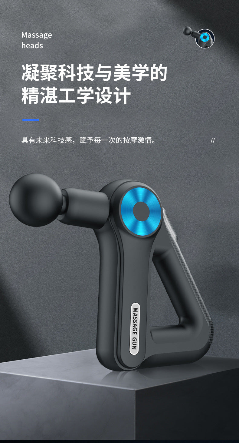Professional-Grade Mini Fascia Gun Massager for Muscle and Neck, Electric Massage Gun for Shoulder and Neck, Portable Fitness
